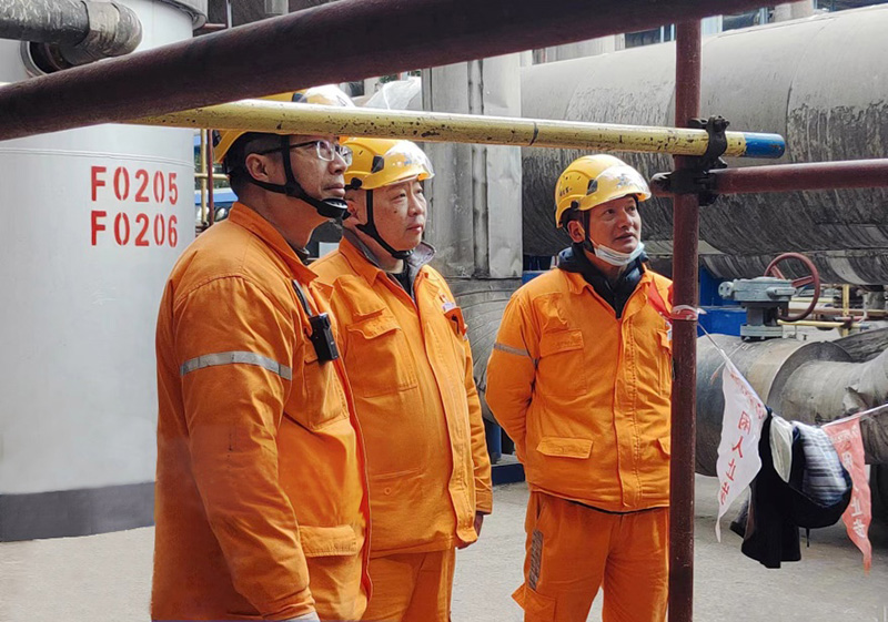 弘旭公司開(kāi)展春節(jié)前安全生產(chǎn)檢查(圖1)