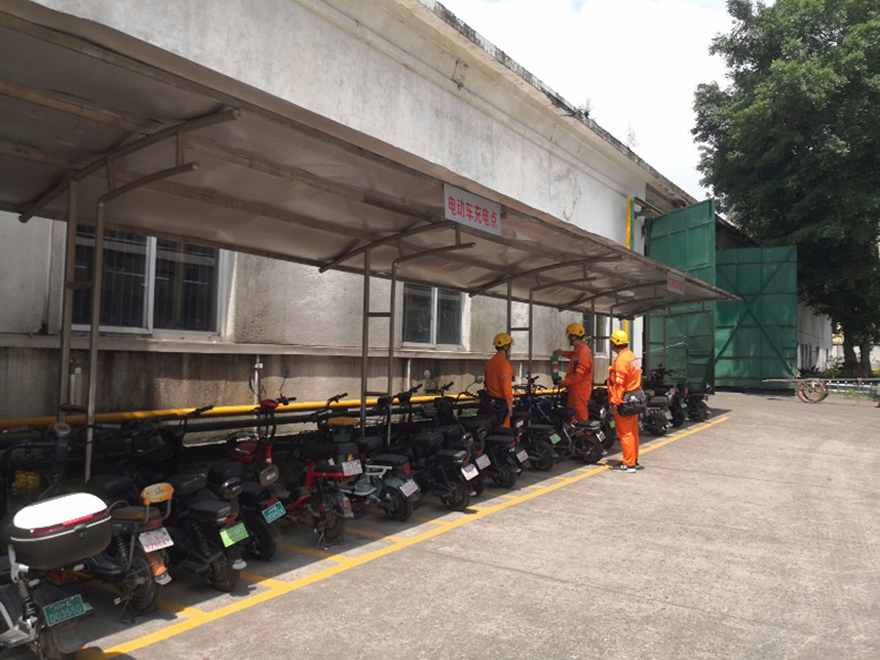 弘旭公司開(kāi)展電動(dòng)車(chē)隱患排查(圖1)