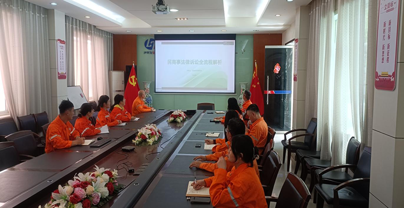 學(xué)法懂法，知法用法 ——弘旭公司組織《民商事訴訟全流程法律實(shí)務(wù)問題解析》專題線上培訓(xùn)(圖1)