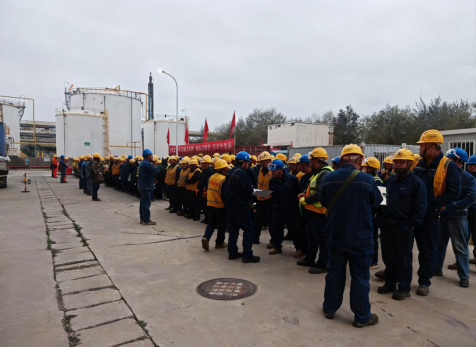 最大晨會！弘旭公司和寧大修項目部組織安全晨會